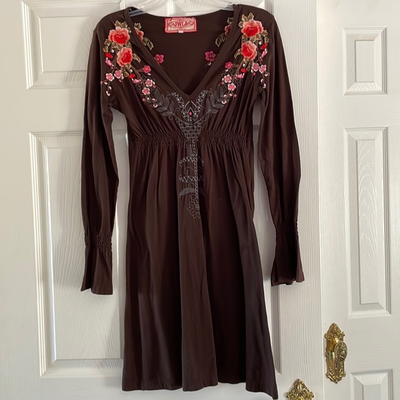 Johnny Was Midi Dress - Picture 1 of 5